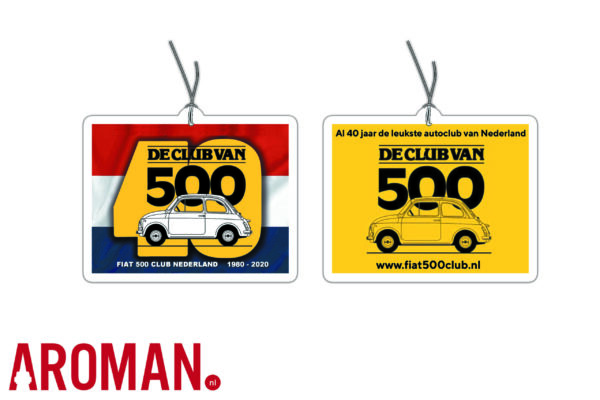 Fiat club autogeurtje geurhanger luchtverfrisser